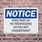 Signmission What Part Of No Trespassing Do You Not Understand OSHA Notice Sign, Plastic, 10in W x 7in L, 2PK OS-2PACK-NS-P-710-L-19040 - alternate 4